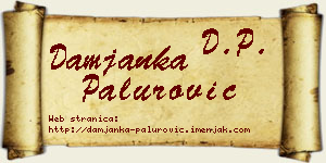 Damjanka Palurović vizit kartica
